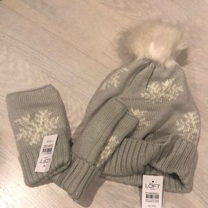 Sleeveless gloves and hat Loft